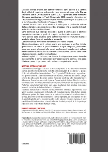 [2019] Calcolo e verifica sismica delle strutture in muratura