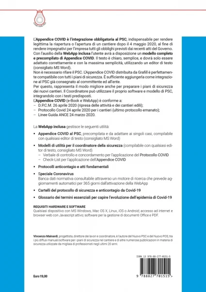 COVID-19. Appendice al PSC, il Protocollo Anticontagio