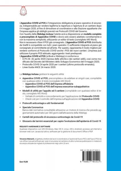 COVID-19. Appendice al POS, il Protocollo Anticontagio
