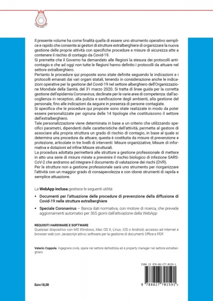 COVID-19. Procedure per la prevenzione della diffusione nelle strutture extralberghiere