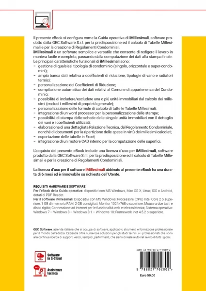 iMillesimali: software per il calcolo delle Tabelle Millesimali e per la creazione di Regolamenti Condominiali
