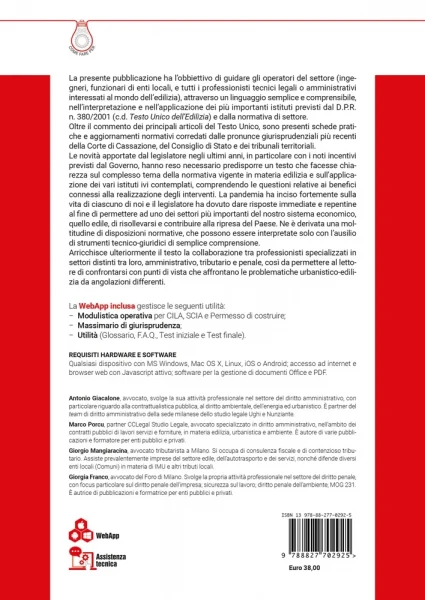 [2022] Testo Unico Edilizia: Guida operativa e giurisprudenziale a CILA, SCIA e PDC