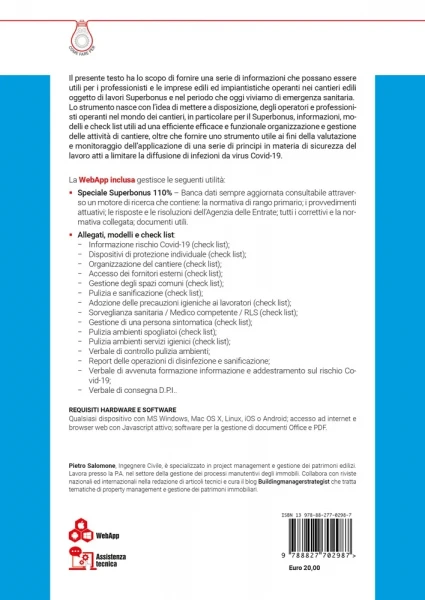 [2022] Gestire cantieri per lavori oggetto di SUPERBONUS, limitando i rischi scaturiti dall emergenza COVID-19