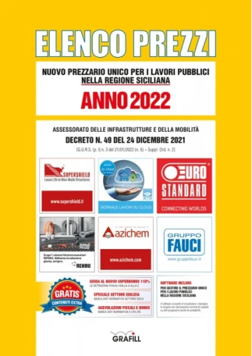 Il Nuovo prezzario unico regionale per i lavori pubblici nella Regione Sicilia 2022