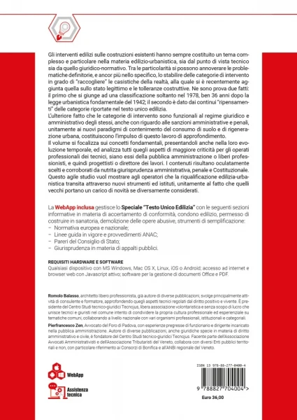 Gli interventi edilizi sulle costruzioni esistenti