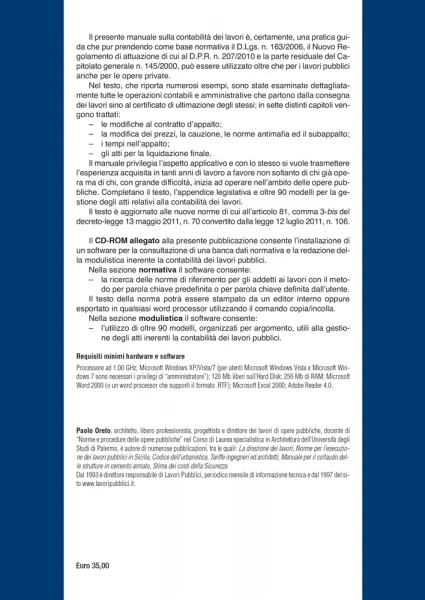 La contabilità dei lavori