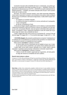 La contabilità dei lavori