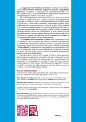 Palchi e Fiere. Le nuove regole per la sicurezza sul lavoro Palchi e Fiere. Le nuove regole per la sicurezza sul lavoro