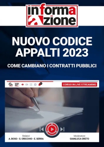 Nuovo Codice Appalti 2023 [Corso registrato]