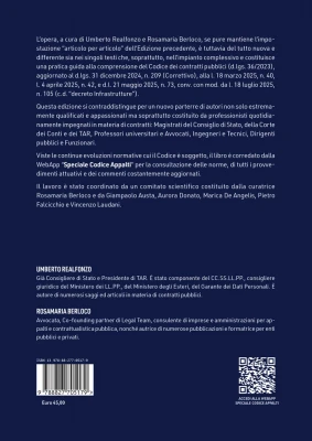 Il commento al codice dei contratti pubblici