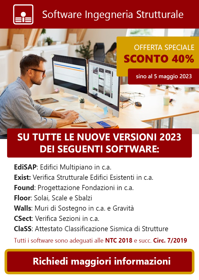 Sconto 40% sulle nuove versioni 2023 dei Software