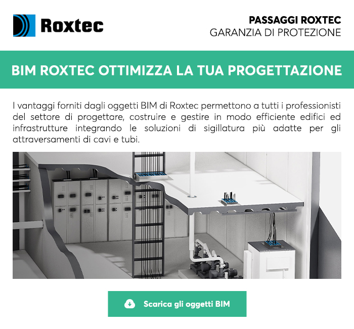 Passaggi Roxtec: scarica gli oggetti BIM