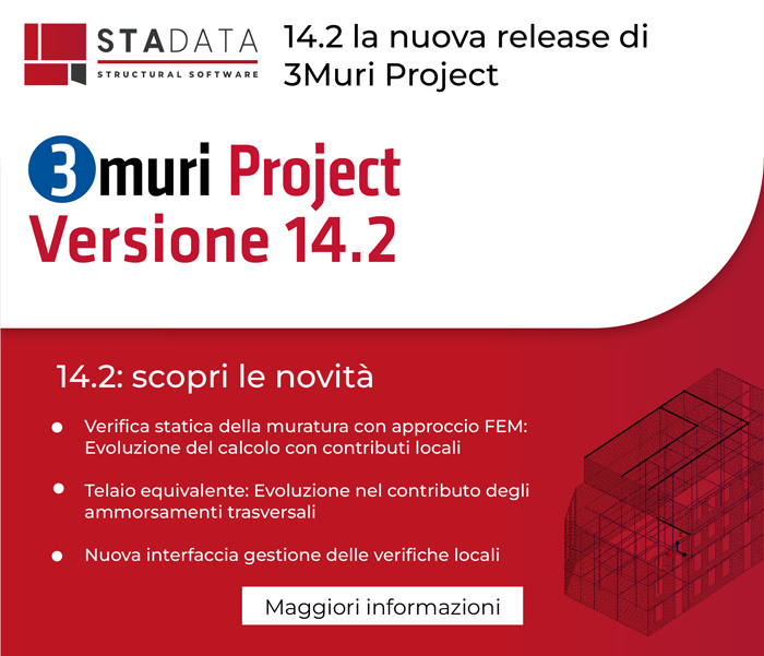 14.2 la nuova release di 3Muri Project