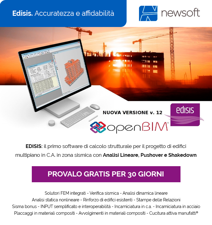 Scarica gratis Edisis v12 per il calcolo strutturale