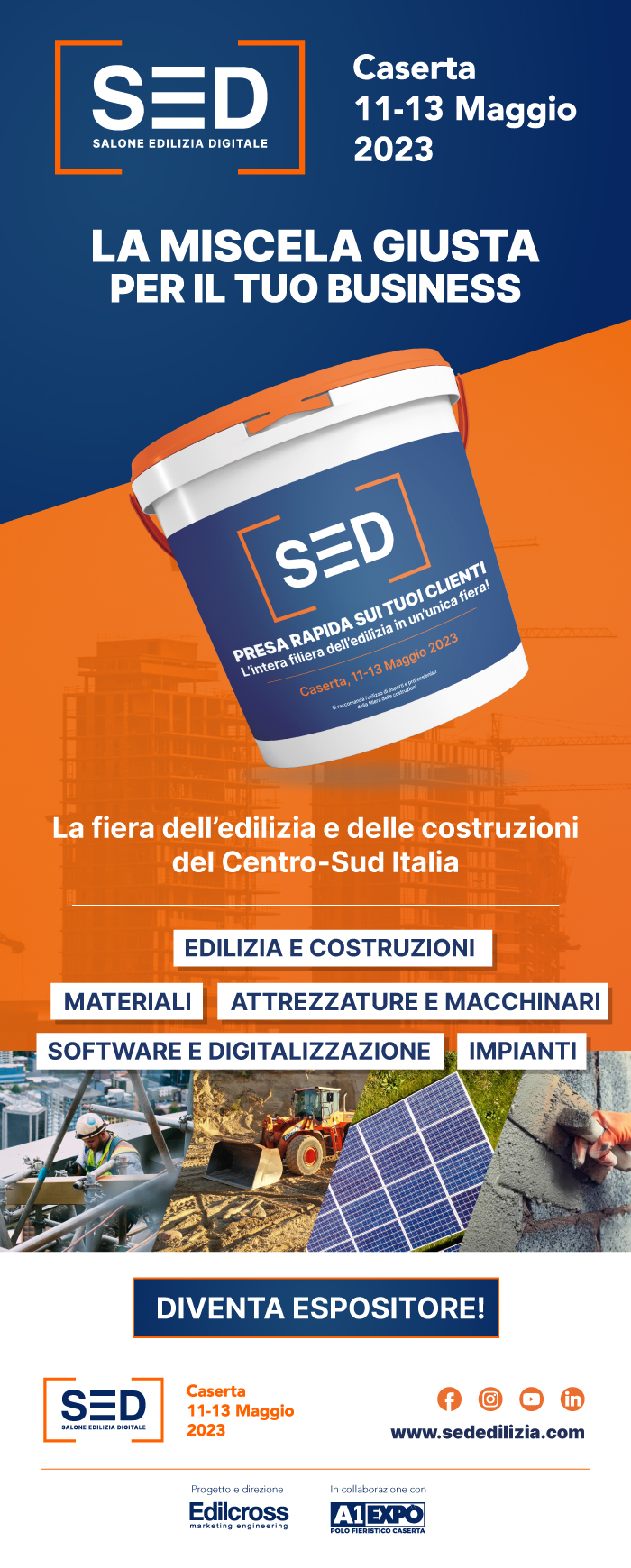 La miscela giusta per il tuo business? Esporre al SED!