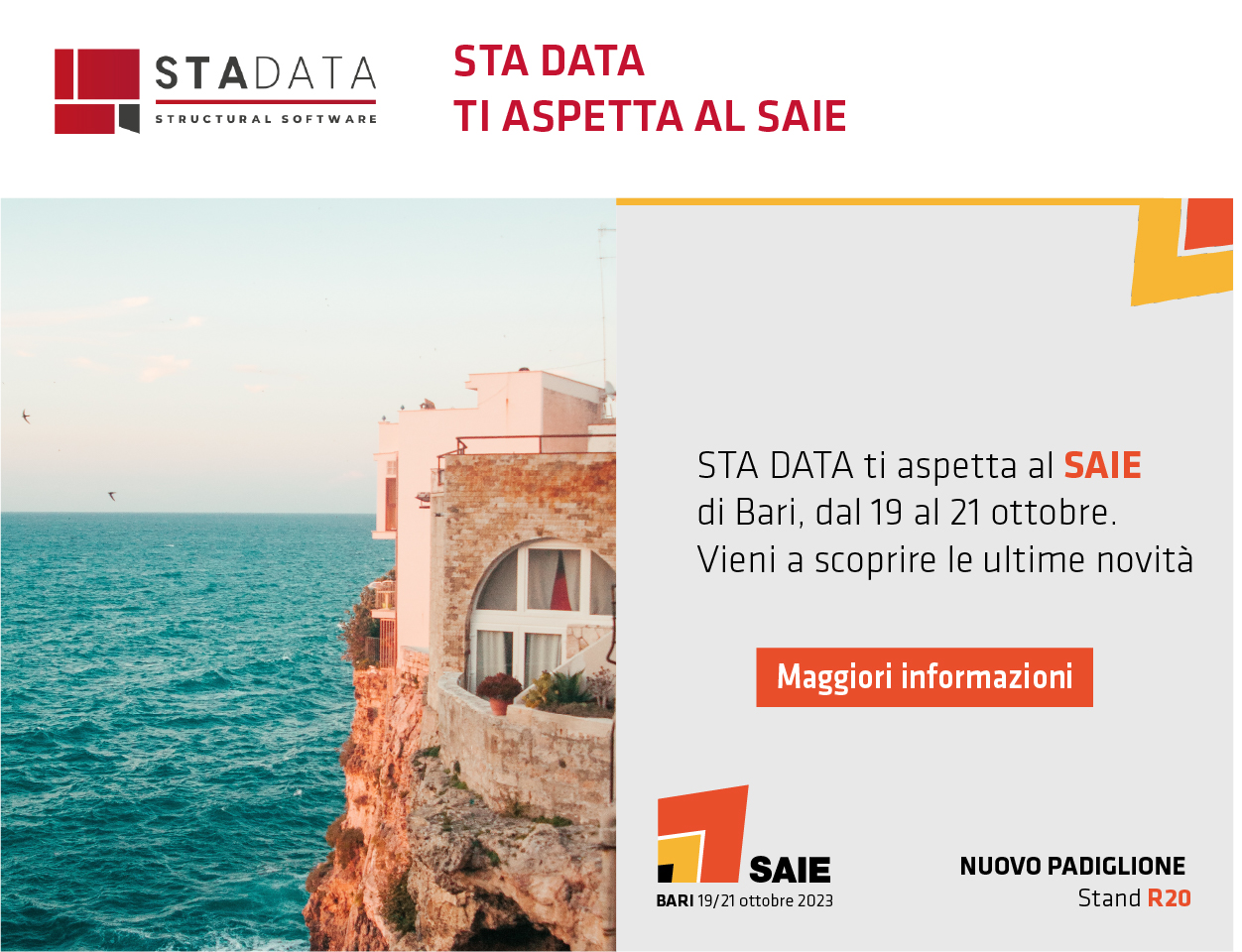 STA DATA: Ti aspettiamo al SAIE