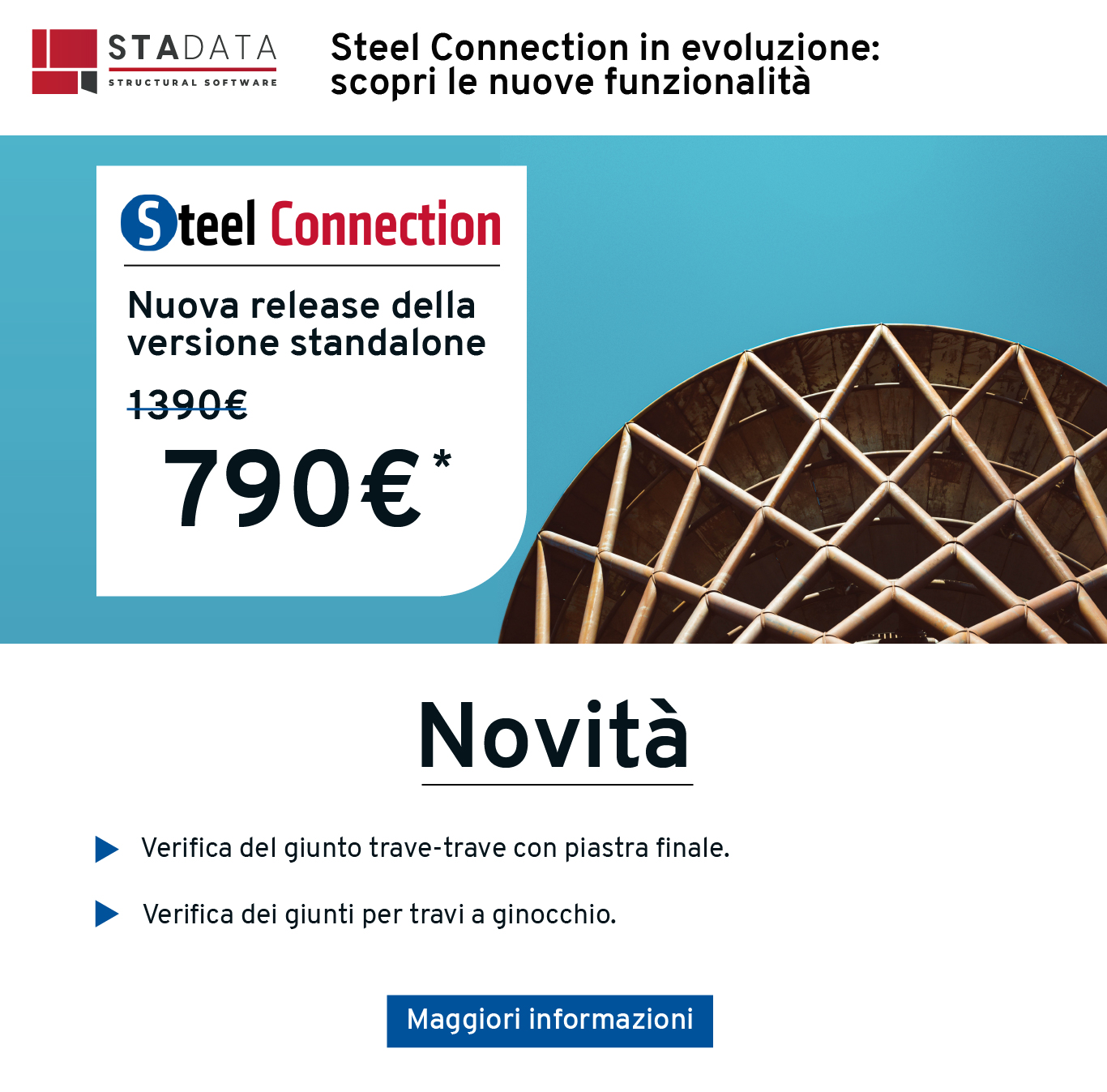 Steel Connection in evoluzione: scopri le nuove funzionalità