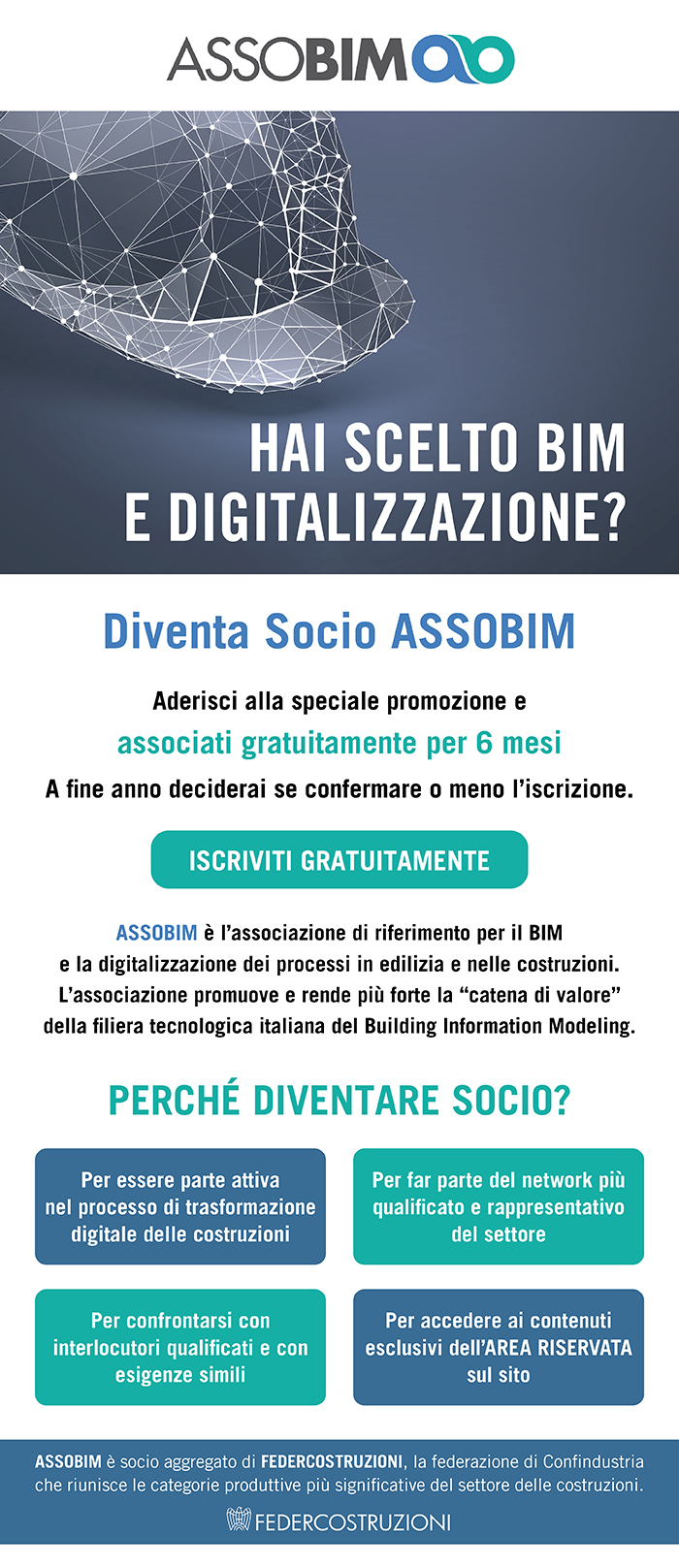 Hai scelto BIM e Digitalizzazione? Diventa socio ASSOBIM