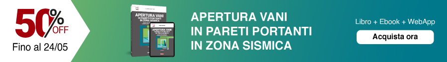 Apertura vani in pareti portanti in zona sismica 50%