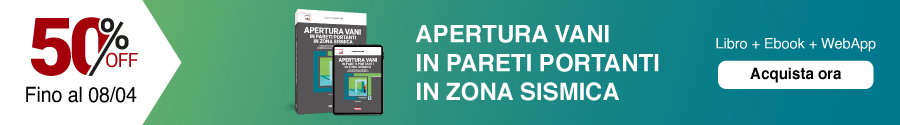 Apertura vani in pareti portanti in zona sismica 50%