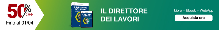 Promozione Il direttore dei lavori