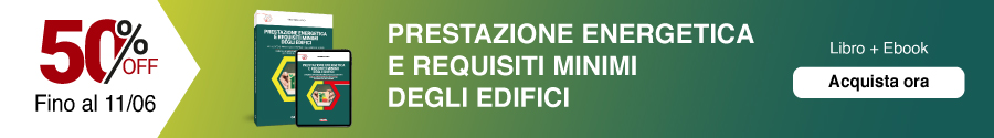 Prestazione energetica e requisiti minimi degli edifici
 50%