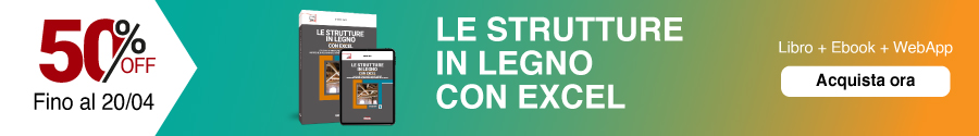 Promozione Le strutture in legno con Excel